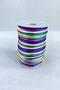 1 mm Flush Satin Thread Ribbon Thread Necklace Bracelet Thread Rainbow Shades Colorful 10 Meters – Knitting Thread – - 8
