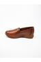 408 Women's Casual Leather Shoes Tan - 3