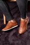 Plain Genuine Leather Men's Daily Shoes, Casual Shoes, 100% Leather Shoes - 6