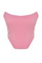 Pink K Crop Corset Detailed Woven Bustier Tprss21Bs0032