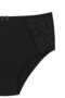 2-Piece Cotton High Waist Large Size Bato Women's Panties with Lace Detail on the Sides - 5