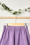 Girls' Elastic Waist Pocket Soft Comfortable Lightweight 100% Cotton Combed Cotton Shorts - 3