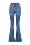 More Sustainable Koyu Mavi Yüksek Bel Orta Esnek Flare İspanyol Paça Jeans TWOSS23JE00063 - 7