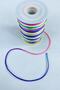 1 mm Flush Satin Thread Ribbon Thread Necklace Bracelet Thread Rainbow Shades Colorful 10 Meters – Knitting Thread – - 3