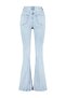More Sustainable Açık Mavi Yüksek Bel Comfort/Esnek Flare İspanyol Paça Jeans TWOSS23JE00063 - 9