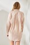 Women's Eye Beige Sequin Detailed Woven Boyfriend Shirt GML-19000992 - 5