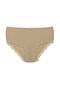 Camisole Leg Lace Detailed High Waist Large Size Bato Women's Panties
