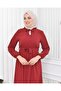 Neck Lined 0 Collar Plain Chiffon - 2