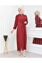 Neck Lined 0 Collar Plain Chiffon - 3