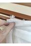 Single Wing Rain Patterned Fine Linen Textured 1-2 Sparse Pleated Rope Double Breasted Tulle Curtain - 5