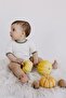 Baby Boy Girl Bodysuit Cream Green (BİYE) Stripe