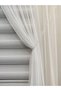 Patternless Honeycomb Backdrop 1-2 Sparse Pleated Greek Rope Double Breasted Tulle Curtain - 5