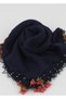 Cherry Embroidered Hand Embroidered Beaded Scarves