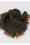 Cherry Embroidered Hand Embroidered Beaded Scarves - 2