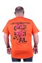 Big Size Crew Neck T-Shirt Limited Edition 23111 Orange