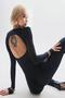 Scuba Fabric Clip-Finger Detail Back Detail Double Bodysut - 3