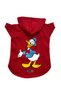 Hooded Fleece Sweatshirt Dog And Cat Outfit & Dress - Red Donald