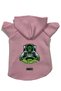 Hooded Fleece Sweatshirt Dog And Cat Outfit & Dress - Pink Astronaut Frankenstein