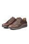Lion Point Genuine Leather Plush Shearling Men's Casual Shoes Brown