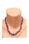 Positive Natural Stone Amethyst Necklace 1st quality Kırıktaş - 3