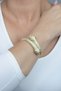 Zircon Stone Leopard Handcuff Bracelet - 3
