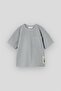 Unisex Seersucker Waffle Textured Children's Top and Bottom Set with Shorts - 2