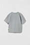 Unisex Seersucker Waffle Textured Children's Top and Bottom Set with Shorts - 3