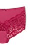 7-Piece Cotton Front Back V Lace High Waist Plus Size Women's Panties - 7