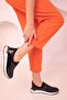 Black Patent Leather Women's Sneaker 17885 - 3