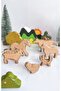Waldorf Wooden Farm Natural Animal Set 6 Pieces