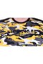 Men's Big Size Shoulder Line Camouflage T-Shirt 23147 Mustard - 4