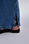 90's Wide Leg Slit Jean Long 100% Cotton Trousers - 5