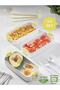 3 Layer Portable Food Container – Lunch Box Diet Nutrition Storage Container with Fork and Spoon - 7
