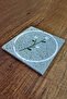 Blue Flower Printed Trivet - 15X15Cm Natural Stone Teapot Pan Coaster - 4