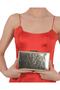 Gold Color Crinkled Patent Leather Evening Bag Evening Bag Engagement Wedding Bag