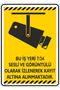 15X20Cm/Phosphor Composite/This Is a Workplace Security Camera Warning/V6-2