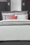 Minsk Gray Double 100% Cotton Satin Duvet Cover Set - 3