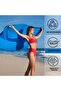Microfiber Beach Towel, Sports Towel, Bath Towel Easy Portable, Light Blue - 4