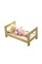 Wooden Toy Crib Cot