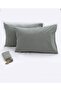 Natural 2-Piece Pillowcase 50x70 Stonewashed Cotton - 2