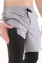 Men's Running Quick Dry Micropoly Turf Training Fitness Long Tights Outdoor Shorts - 3