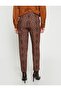 Jacquard Slim Fit Trousers - 5