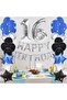 Mini Party Store Happy Birthday 16 Year Old Balloon Set - 2