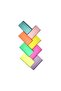 Pastoral A4 96 Yp Spiral PpCover Checkered Notebook 5 Pieces + Silka Pastel Eraser 8 Pieces - 2