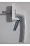 Pimapen PVC Door Window Handle 5 Pieces Aluminum White - 2