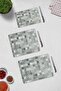 Set of 3 Charcoal Drawing| Glass Cutting Board - Glass Cutting Table - 3