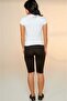 جوارب طويلة نسائية سوداء اللون مقاس 2 بوصة من Elastane Lycra الممشط 2103 - 3
