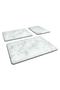 Classic Marble Look| Glass Cutting Board Set of 3