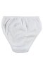 Girl's White Thin Waist Embroidered Bato Panties - 2