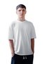 Men's White Oversize Crew Neck Short Sleeve T-shirt
